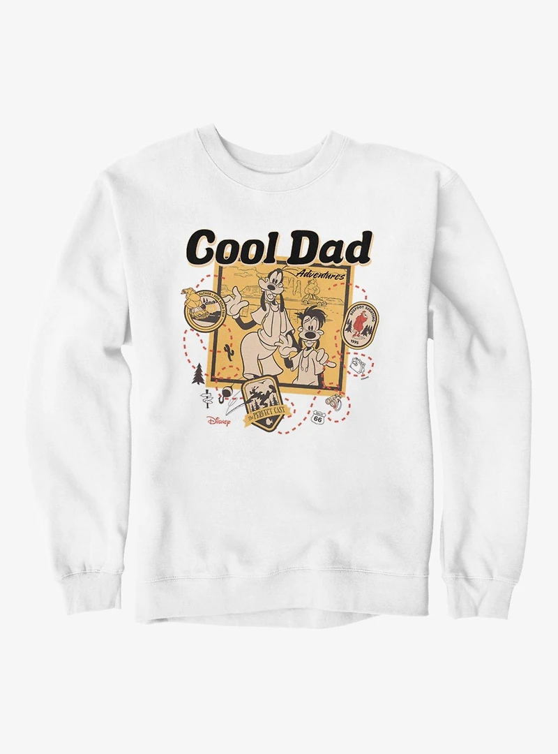 Disney Goofy Movie Cool Dad Map Sweatshirt
