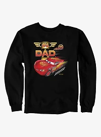 Disney Pixar Cars Number 1 Dad With McQueen Sweatshirt