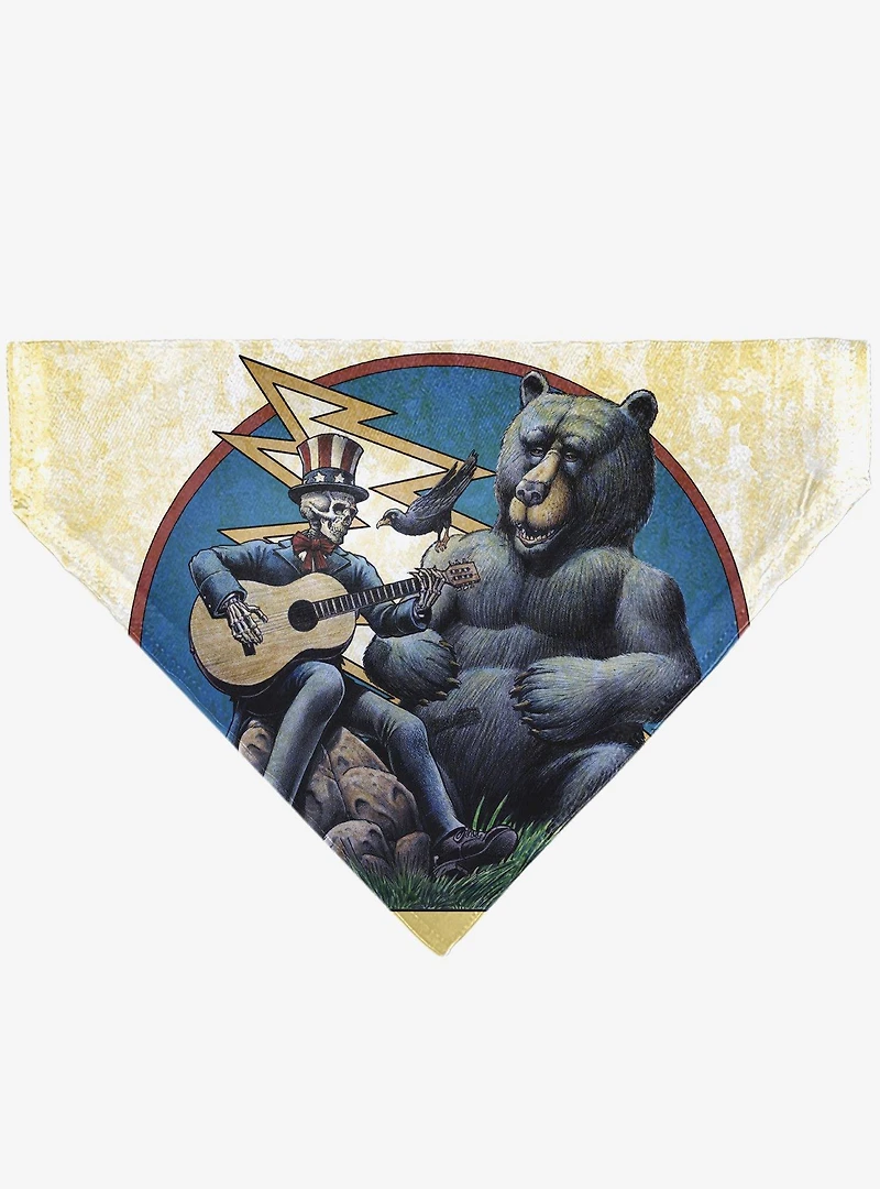 Grateful Dead Daves Picks Volume Five Truman UCLA Cover Slip On Collar Pet Bandana - Bandana Only