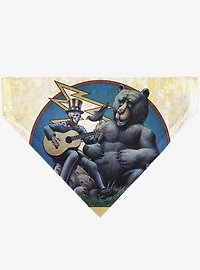 Grateful Dead Daves Picks Volume Five Truman UCLA Cover Slip On Collar Pet Bandana - Bandana Only