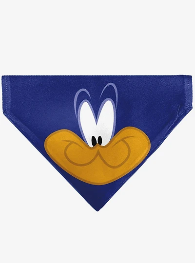 Looney Tunes Road Runner Face Close Up Slip On Collar Pet Bandana - Bandana Only