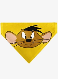 Looney Tunes Speedy Gonzales Face Close Up Slip On Collar Pet Bandana - Bandana Only