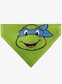 Teenage Mutant Ninja Turtles Leonardo Turtle Shell Slip On Collar Pet Bandana - Bandana Only