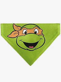 Teenage Mutant Ninja Turtles Michaelangelo Shell Slip On Collar Pet Bandana - Bandana Only