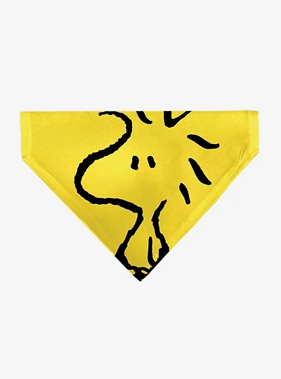 Peanuts Woodstock Pose Close Up Slip On Collar Pet Bandana - Bandana Only