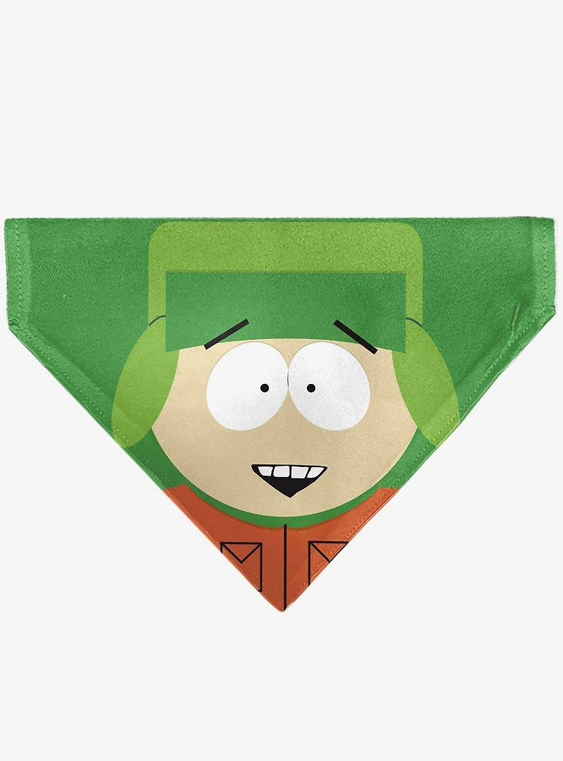 South Park Kyle Face Slip On Collar Pet Bandana - Bandana Only