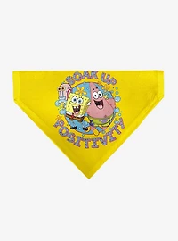 SpongeBob SquarePants and Friends Soak Up Positivity Slip On Collar Pet Bandana - Bandana Only