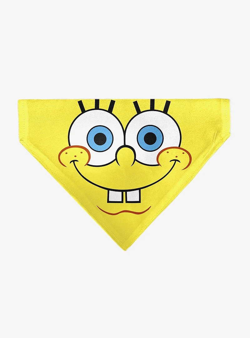 SpongeBob SquarePants Face Slip On Collar Pet Bandana - Bandana Only