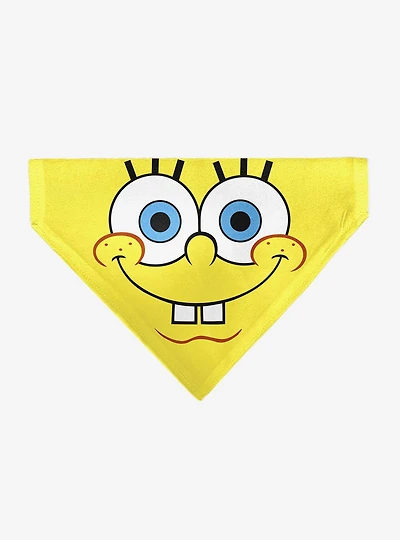 SpongeBob SquarePants Face Slip On Collar Pet Bandana - Bandana Only