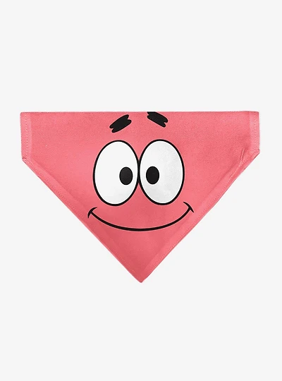 SpongeBob SquarePants Patrick Star Face Slip On Collar Pet Bandana - Bandana Only
