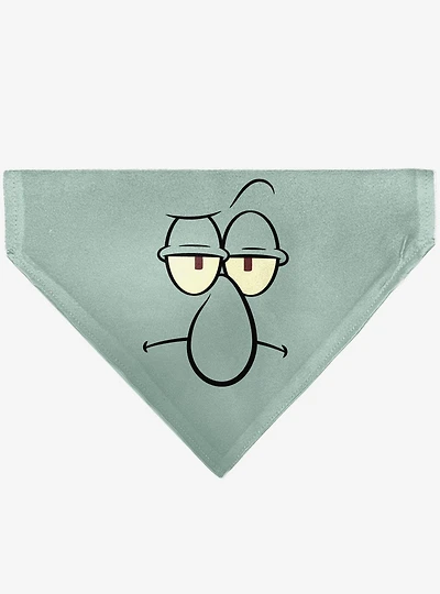 SpongeBob SquarePants Squidward Character Slip On Collar Pet Bandana - Bandana Only