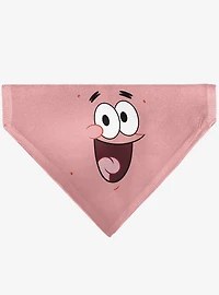 SpongeBob SquarePants Patrick Star Smiling Face Slip On Collar Pet Bandana - Bandana Only