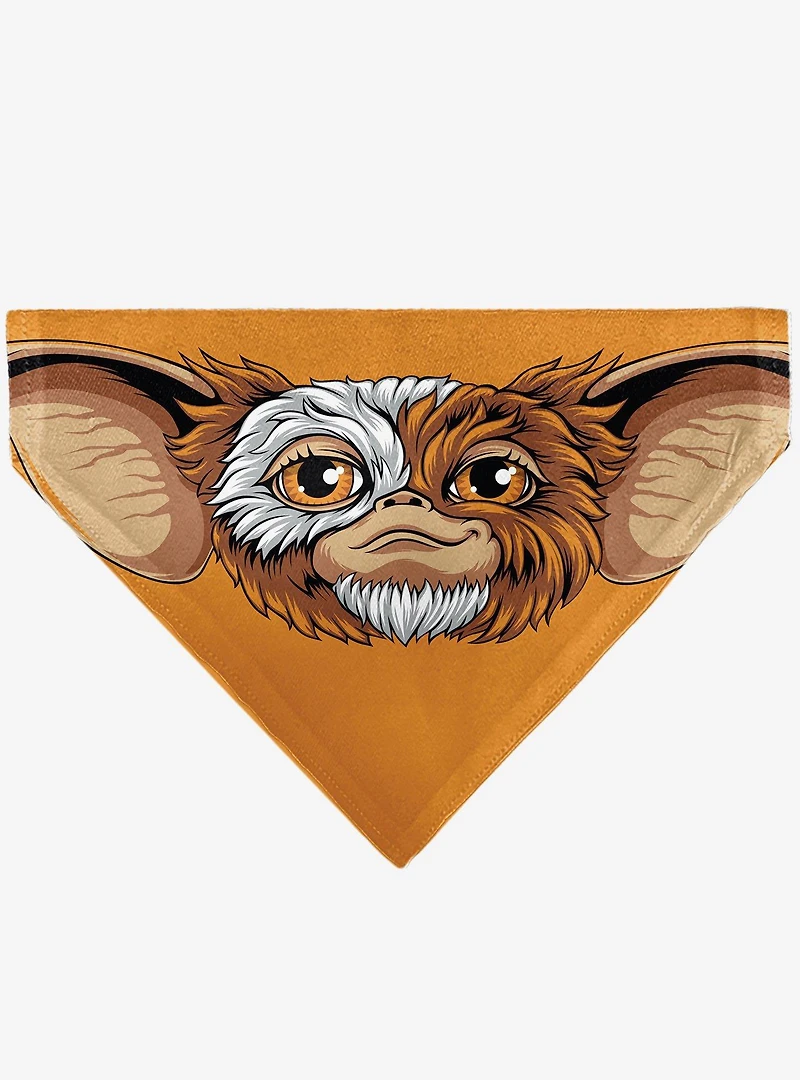 Gremlins Gizmo Face and Gremlins 1984 Varsity Slip On Collar Pet Bandana - Bandana Only