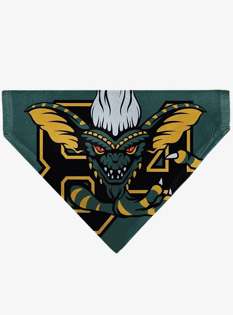 Gremlins Stripe 84 Face and Gremlins Title Slip On Collar Pet Bandana - Bandana Only