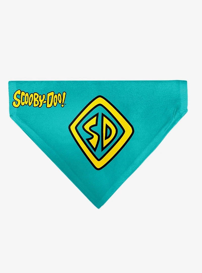 Scooby-Doo! Collar Logo Slip On Collar Pet Bandana - Bandana Only