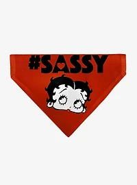 Betty Boop Sassy Face Slip On Collar Pet Bandana - Bandana Only