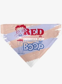 Betty Boop Stripes Pose Slip On Collar Pet Bandana - Bandana Only