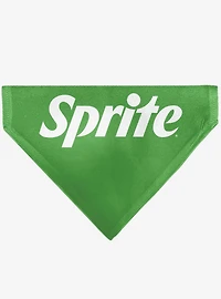 Coca-Cola Sprite Text Logo Slip On Collar Pet Bandana - Bandana Only