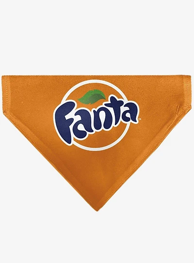 The Coca-Cola Company Fanta Round Logo Slip On Collar Pet Bandana - Bandana Only
