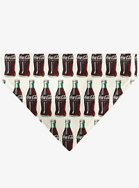 Coca-Cola Glass Bottles Collage Slip On Collar Pet Bandana - Bandana Only