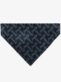 Coca-Cola Script Collage Navy Light Slip On Collar Pet Bandana - Bandana Only