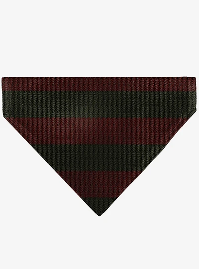 A Nightmare On Elm Street Freddy Melted Black Slip On Collar Pet Bandana - Bandana Only