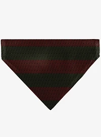 A Nightmare On Elm Street Freddy Melted Black Slip On Collar Pet Bandana - Bandana Only