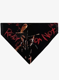 A Nightmare On Elm Street Ready Or Not Here I Come Slip On Collar Pet Bandana - Bandana Only