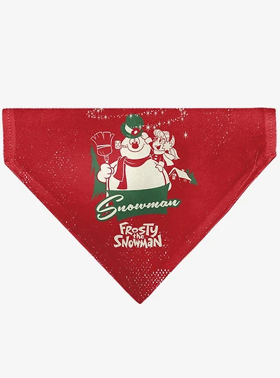Frosty The Snowman Karen Pose and Logo Slip On Collar Pet Bandana - Bandana Only