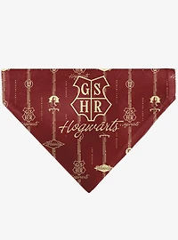 Harry Potter Hogwarts Weasley Monogram Slip On Collar Pet Bandana - Bandana Only
