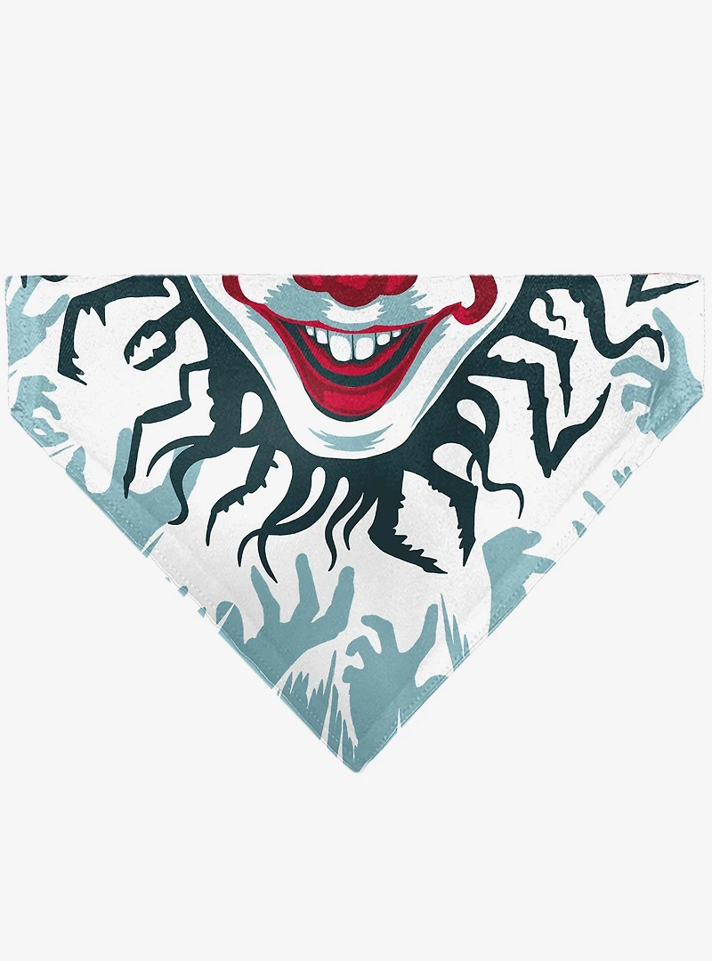 IT Pennywise Smile and Balloons Slip On Collar Pet Bandana - Bandana Only
