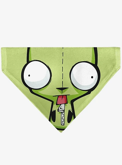 Invader Zim Invader Zim Gir Full Body Pose Close Up Slip On Collar Pet Bandana - Bandana Only