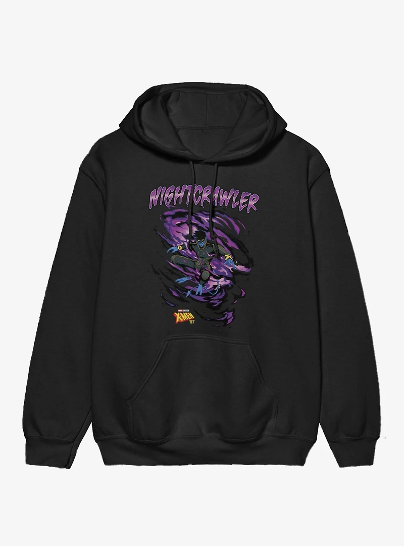 Marvel X-Men 97 Nightcrawler Portal Swirl Hoodie