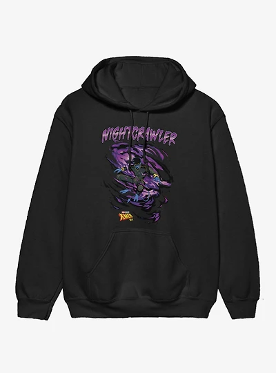 Marvel X-Men 97 Nightcrawler Portal Swirl Hoodie