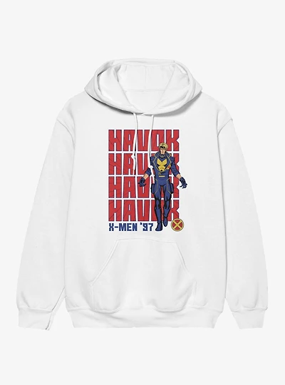 Marvel X-Men 97 Havok Text Stack Hoodie