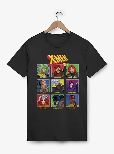 Marvel X-Men 97 Choose Your Character Icon Boxes T-Shirt