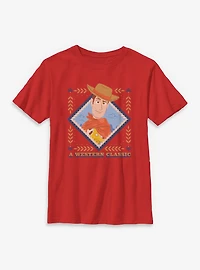 Disney Pixar Toy Story 5 Woody Western Classic Youth T-Shirt