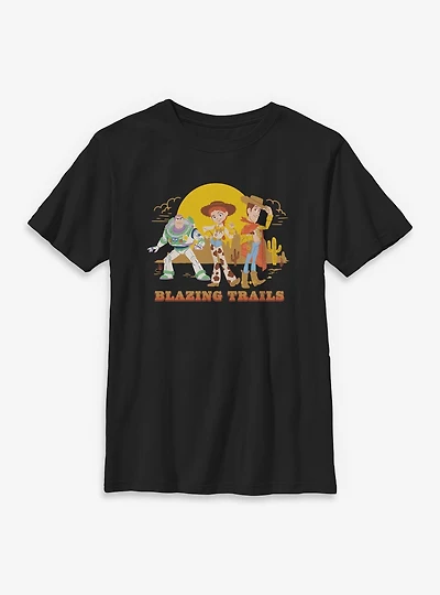 Disney Pixar Toy Story 5 Blazing Trails Youth T-Shirt