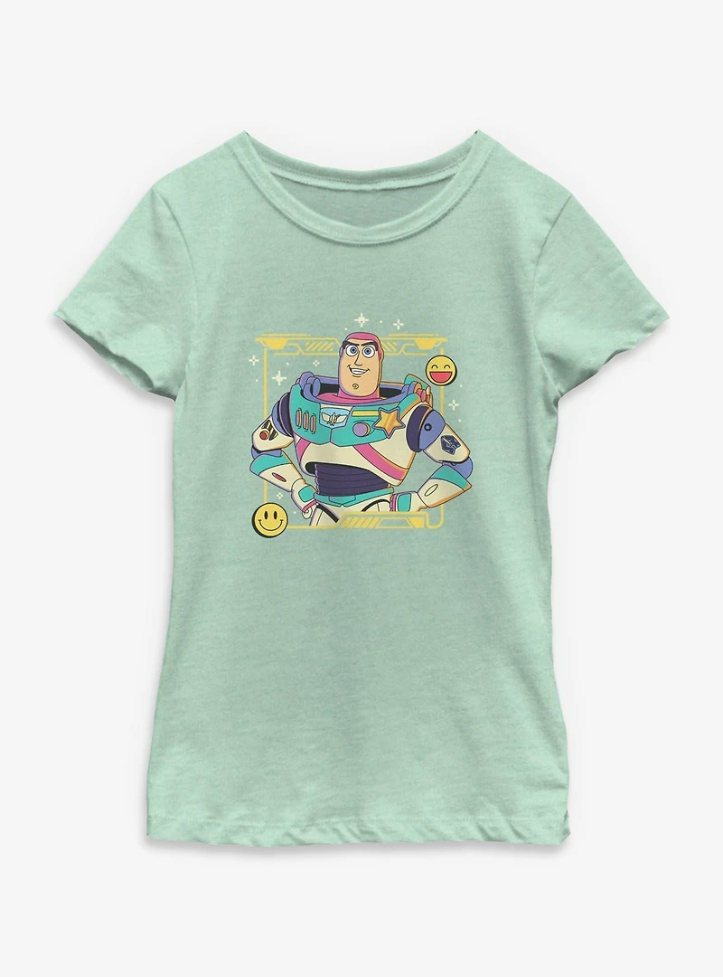 Disney Pixar Toy Story 5 Buzz Smile Youth Girls T-Shirt