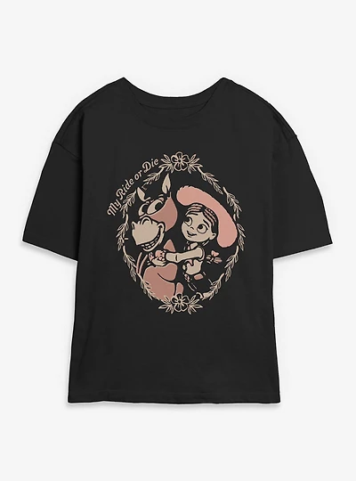 Disney Pixar Toy Story 5 Jessie And Horse Womens Skimmer Tee