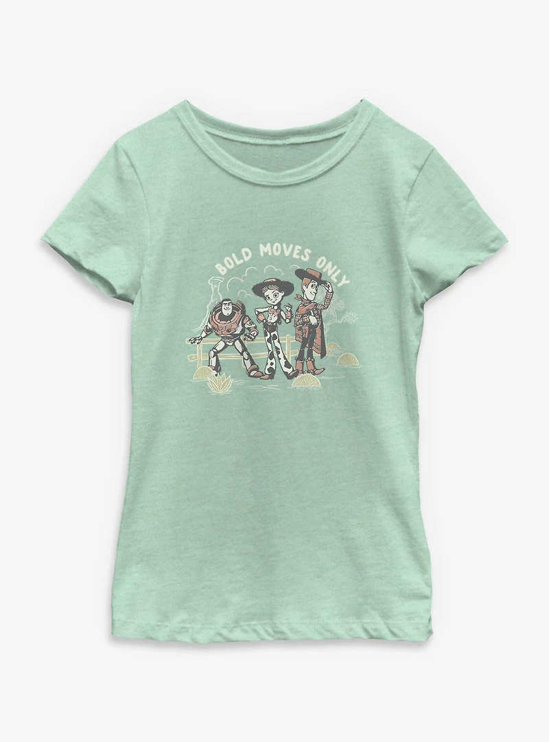 Disney Pixar Toy Story 5 Bold Moves Only Youth Girls T-Shirt