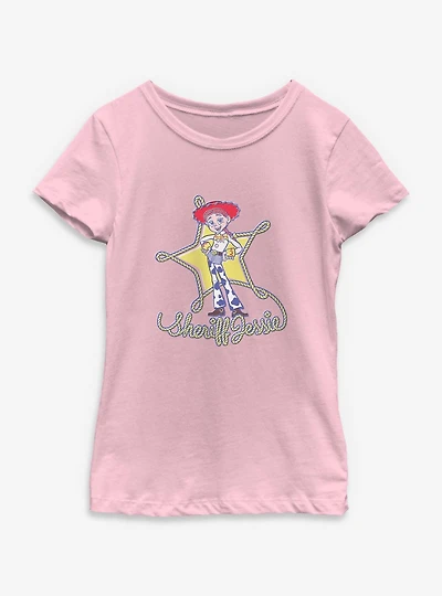Disney Pixar Toy Story 5 Sheriff Jessie Youth Girls T-Shirt
