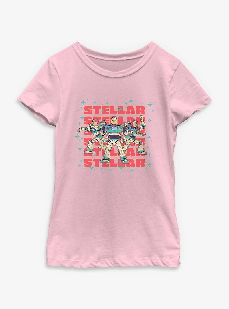 Disney Pixar Toy Story 5 Stellar Buzz Youth Girls T-Shirt