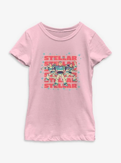 Disney Pixar Toy Story 5 Stellar Buzz Youth Girls T-Shirt