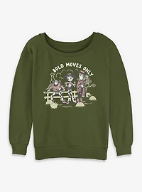 Disney Pixar Toy Story 5 Bold Moves Only Womens Slouchy Sweatshirt