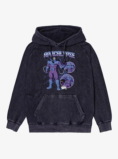Marvel X-Men 97 Apocalypse Metal Thunder Mineral Wash Hoodie