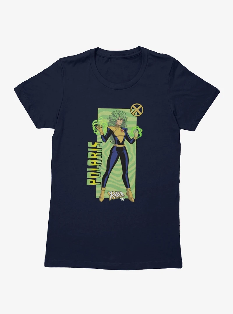 Marvel X-Men 97 Polaris Green Field Forces Womens T-Shirt