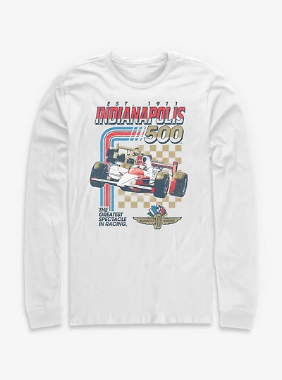 Indy 500 Est 1911 Stripes Long-Sleeve T-Shirt