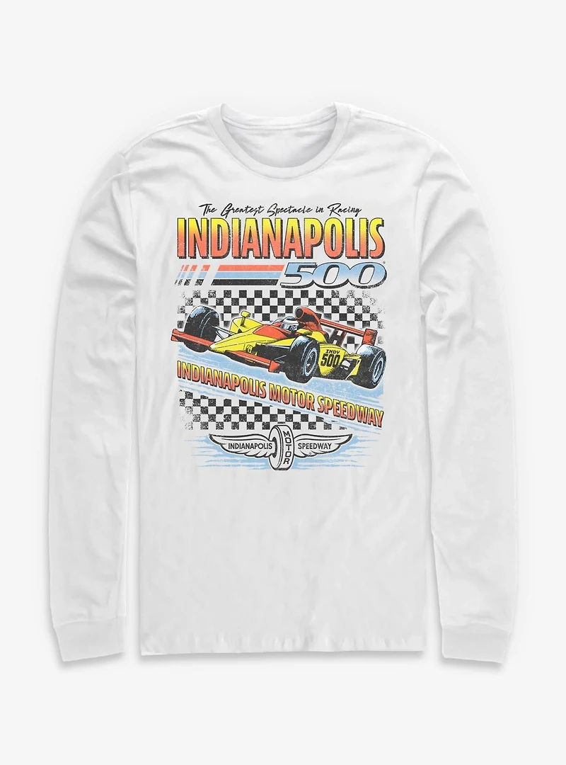 Indy 500 Race Checks Long-Sleeve T-Shirt