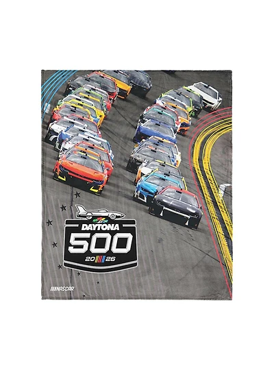 NASCAR Daytona 500 2026 Silk Touch Throw Blanket
